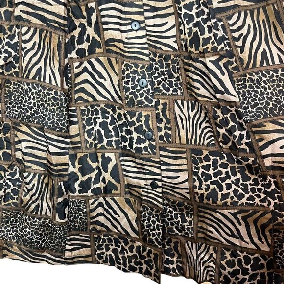 Vintage Anna And Frank 100% Silk Skirt Size Petite Small - Picture 4 of 6